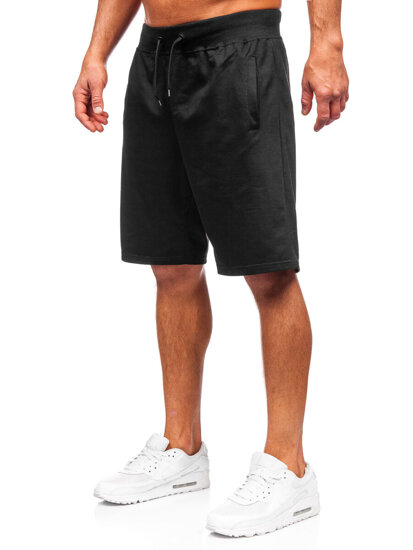 Bolf Herren Kurze Sporthose Schwarz 8K101