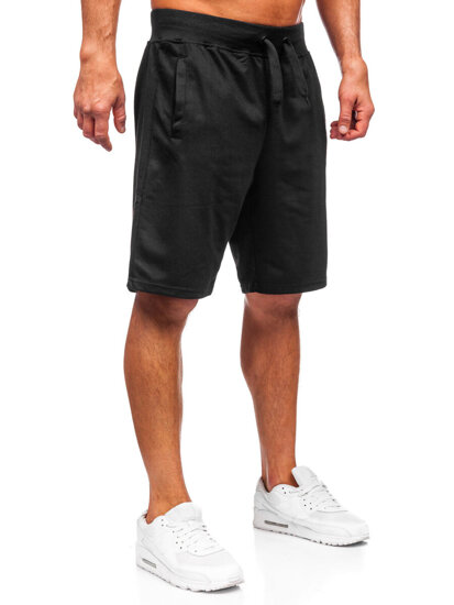 Bolf Herren Kurze Sporthose Schwarz 8K101