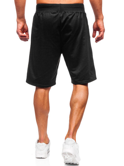 Bolf Herren Kurze Sporthose Schwarz 8K101