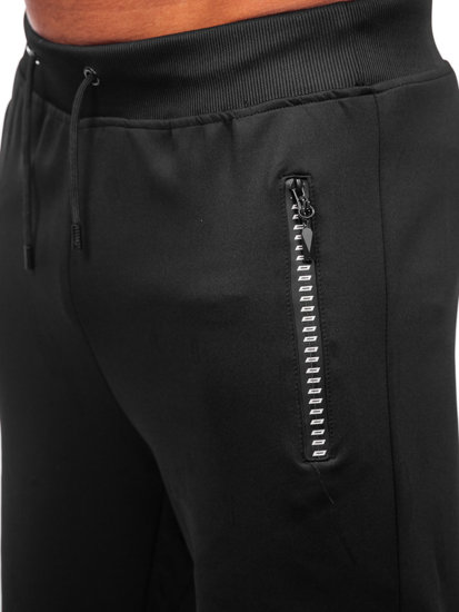 Bolf Herren Kurze Sporthose Schwarz  8K288