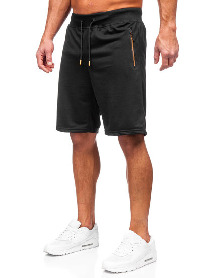 Bolf Herren Kurze Sporthose Schwarz 8K295