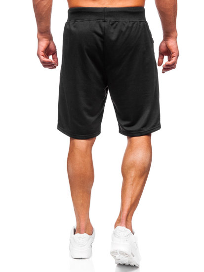 Bolf Herren Kurze Sporthose Schwarz 8K295