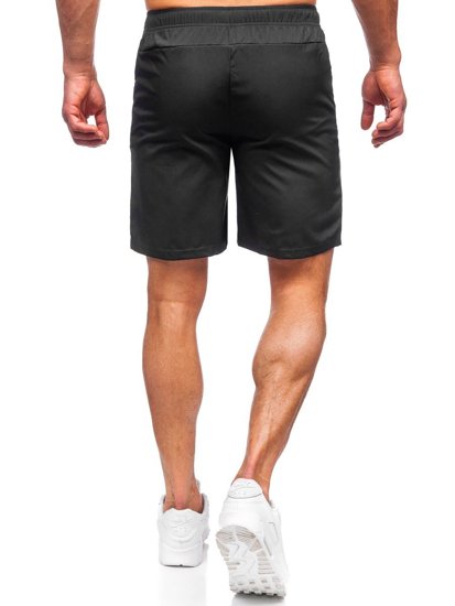 Bolf Herren Kurze Sporthose Schwarz  HH037