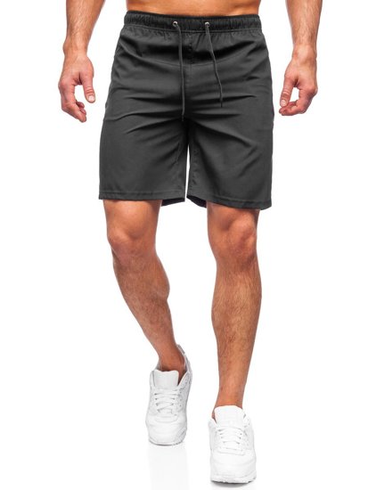 Bolf Herren Kurze Sporthose Schwarz  HH037