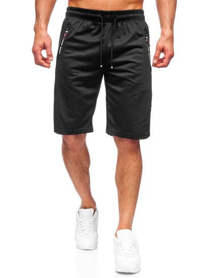 Bolf Herren Kurze Sporthose Schwarz  JX503