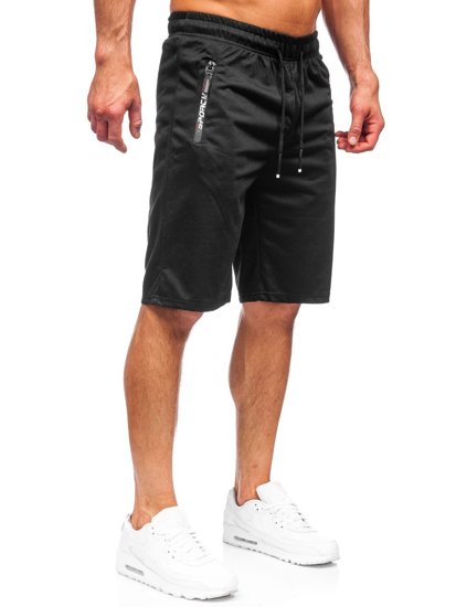 Bolf Herren Kurze Sporthose Schwarz  JX512