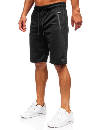 Bolf Herren Kurze Sporthose Schwarz  JX808