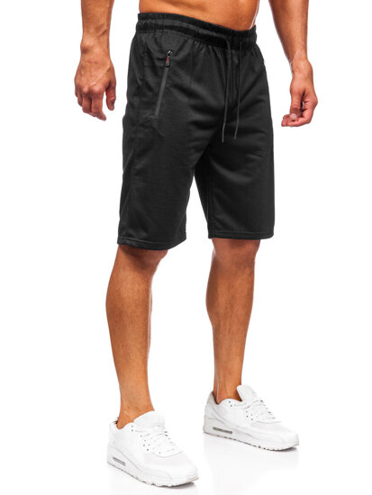 Bolf Herren Kurze Sporthose Schwarz  JX808