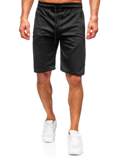 Bolf Herren Kurze Sporthose Schwarz  JX822