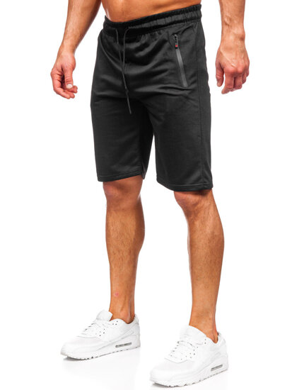 Bolf Herren Kurze Sporthose Schwarz  JX822