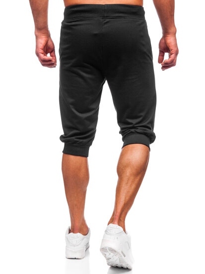 Bolf Herren Kurze Sporthose Schwarz  K10002