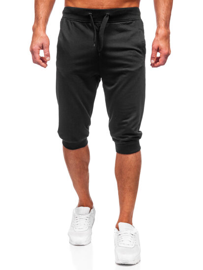 Bolf Herren Kurze Sporthose Schwarz  K10002