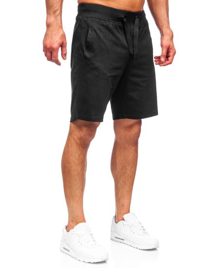 Bolf Herren Kurze Sporthose Schwarz  K10003