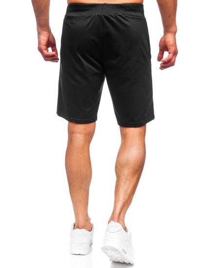 Bolf Herren Kurze Sporthose Schwarz  K10003