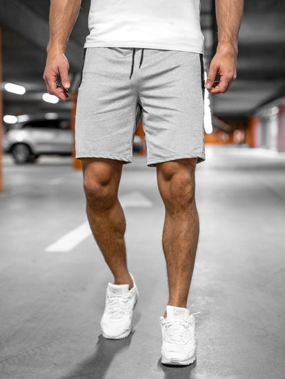 Bolf Herren Kurze Sporthose Shorts Grau  68026