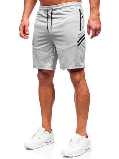 Bolf Herren Kurze Sporthose Shorts Grau  68041