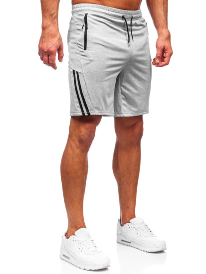 Bolf Herren Kurze Sporthose Shorts Grau  68057