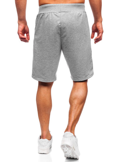 Bolf Herren Kurze Sporthose Shorts Grau  8K287