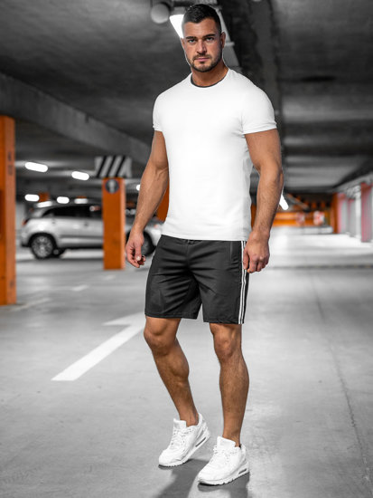 Bolf Herren Kurze Sporthose Shorts Schwarz  68005