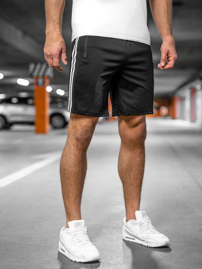 Bolf Herren Kurze Sporthose Shorts Schwarz  68005