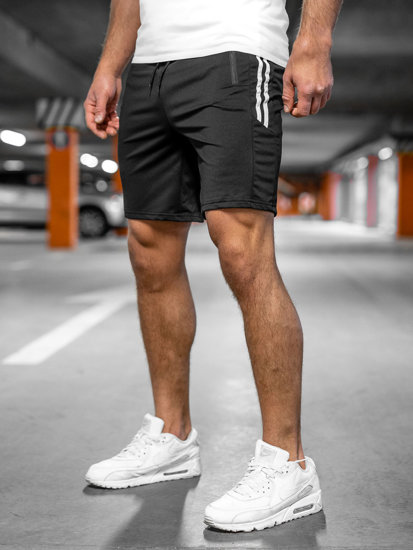 Bolf Herren Kurze Sporthose Shorts Schwarz  68006