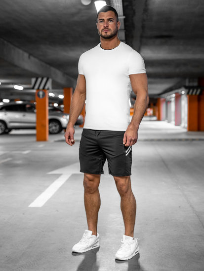 Bolf Herren Kurze Sporthose Shorts Schwarz  68041