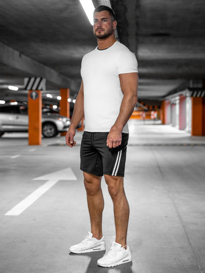 Bolf Herren Kurze Sporthose Shorts Schwarz  68057