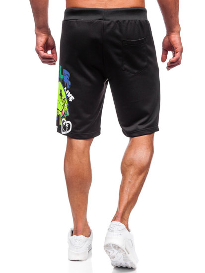 Bolf Herren Kurze Sporthose Shorts Schwarz  HS7195