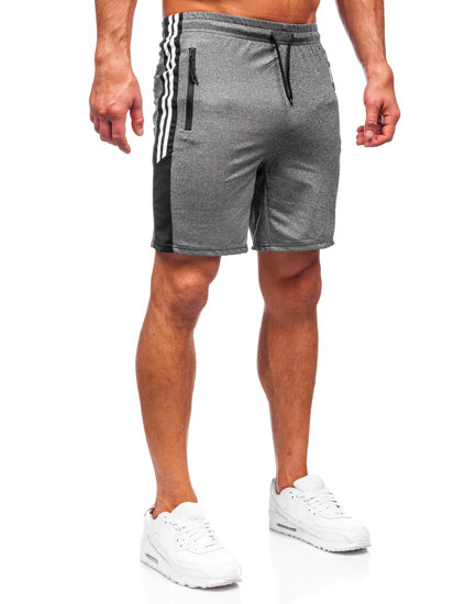 Bolf Herren Kurze Sporthose Shorts Schwarzgrau  68006