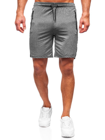 Bolf Herren Kurze Sporthose Shorts Schwarzgrau  68006