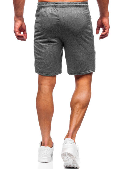 Bolf Herren Kurze Sporthose Shorts Schwarzgrau  68020