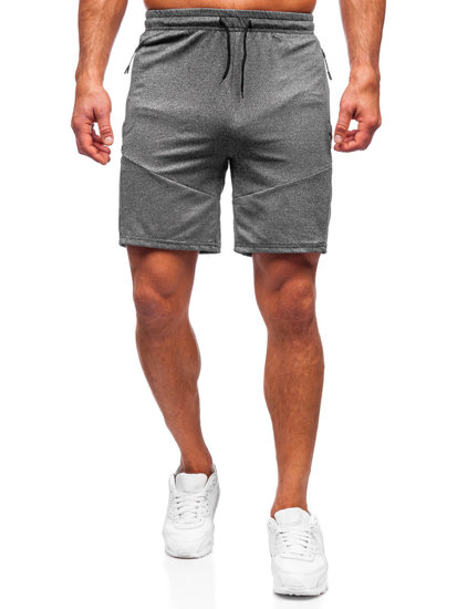 Bolf Herren Kurze Sporthose Shorts Schwarzgrau 68041