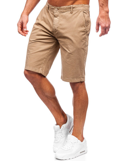 Bolf Herren Kurze Stoffhose Camel  JX7511