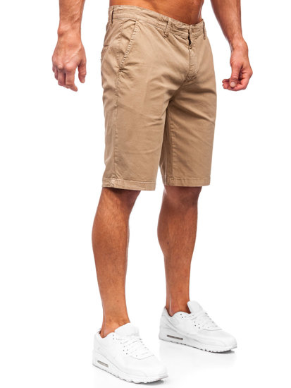 Bolf Herren Kurze Stoffhose Camel  JX7511