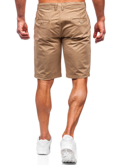 Bolf Herren Kurze Stoffhose Camel  JX7511