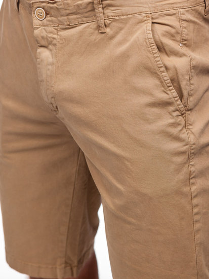 Bolf Herren Kurze Stoffhose Camel  JX7511