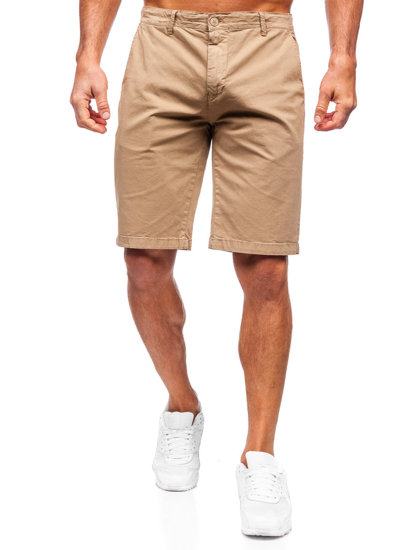 Bolf Herren Kurze Stoffhose Camel  JX7511