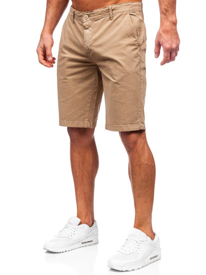 Bolf Herren Kurze Stoffhose Camel  JX7511