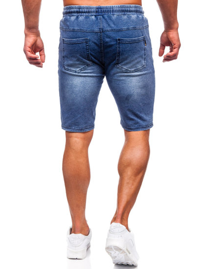 Bolf Herren Kurze Stoffhose Dunkelblau  MP0267BS