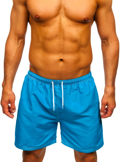 Bolf Herren Kurzehose Badeshorts Blau  HN101