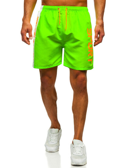 Bolf Herren Kurzehose Badeshorts Grün  HN109