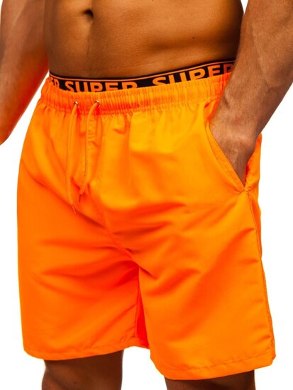 Bolf Herren Kurzehose Badeshorts Orange HN122