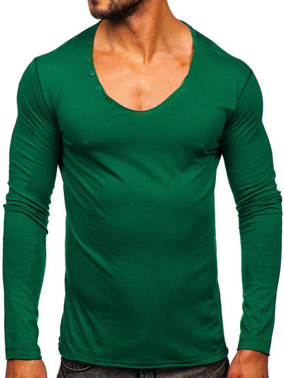 Bolf Herren Longsleeve Grün 547