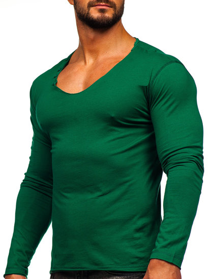 Bolf Herren Longsleeve Grün 547