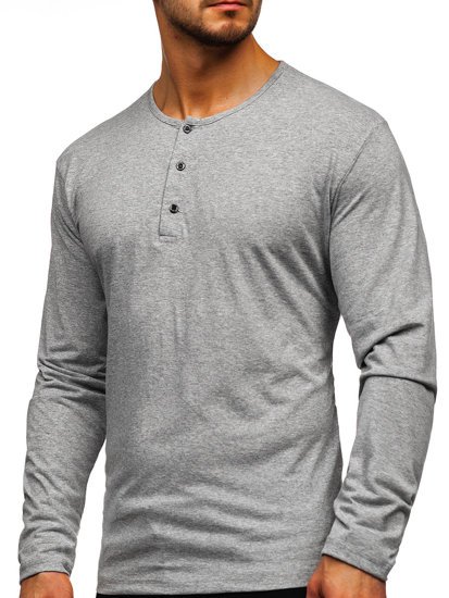 Bolf Herren Longsleeve Schwarz  1114