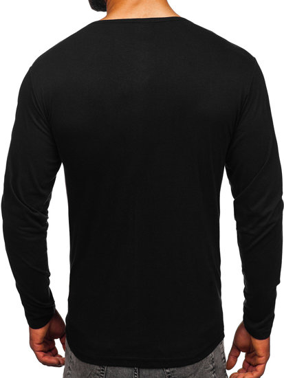 Bolf Herren Longsleeve Schwarz  1114