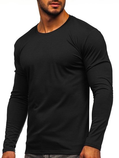 Bolf Herren Longsleeve Schwarz  2088L