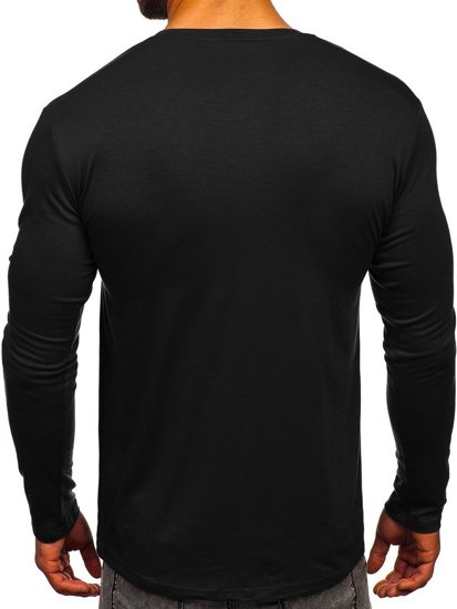 Bolf Herren Longsleeve Schwarz  2088L