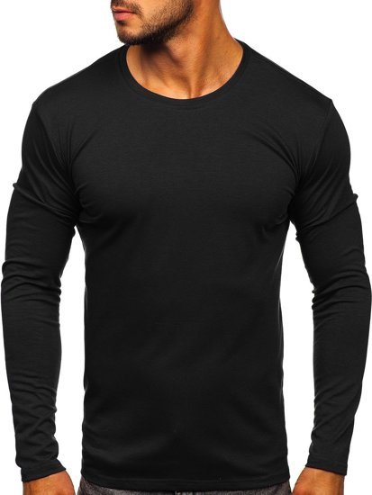 Bolf Herren Longsleeve Schwarz  2088L