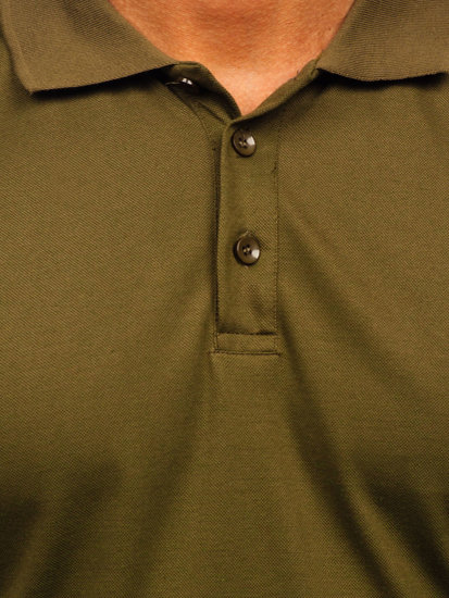 Bolf Herren Polohemd Kurzarm Khaki  8T80